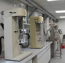 Upperton's R&D Pharamaceutical Spray Drying Lab, containing Buchi B290s and a ProCepT 4M8-TriX