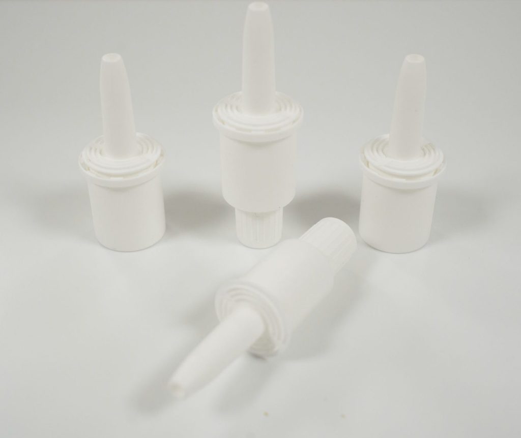 Aptar Dry Powder Nasal Device for dry powder Nasal Delivery. Choosing a device early is important in nasal formulation development.