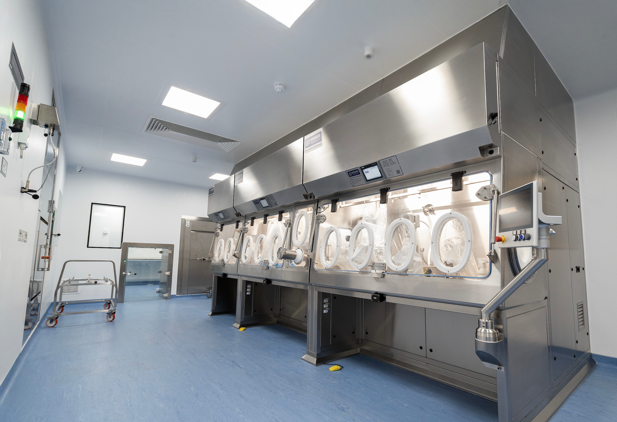 Upperton Unit 7 Isolator at their fill-finish facility in Nottingham